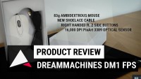 Dream Machines DM1 FPS Review (PixArt 3389 Gaming Mouse) ft. Large DM Pad