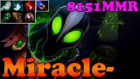 Dota 2 - Miracle- 8151MMR - TOP 1 MMR in The World Plays Rubick vol 6 - Ranked Match Gameplay
