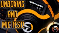Overwatch Razer Manowar Headset unboxing + mic test!