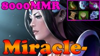 Dota 2 - Miracle- 8000MMR Plays Mirana - Ranked Match Gameplay